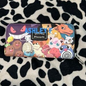 Pokémon loungefly wallet heart logo